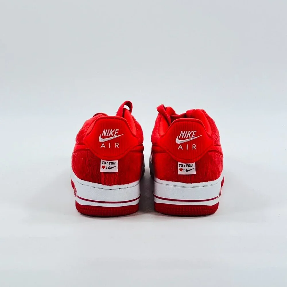 Nike Youth Air Force 1 Fleece 'Valentines Day' FZ3552-612 size 5